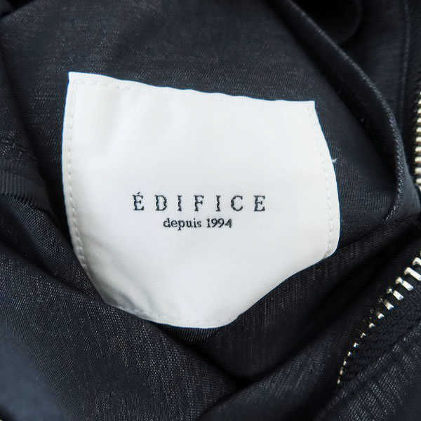 実際に弊社で買取させて頂いたEDIFICE/エディフィス ジップアップパーカー/Sの画像 2枚目