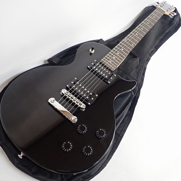 実際に弊社で買取させて頂いた★BUSKER'S/バスカーズ BLF200 BLACK レスポールシェイプ ソフトケース付