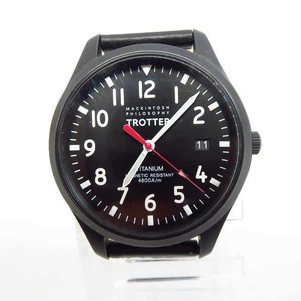 実際に弊社で買取させて頂いたMACKINTOSH PHILOSOPHY/マッキントッシュ フィロソフィー TROTTER レザーベルト腕時計/FCKZ985