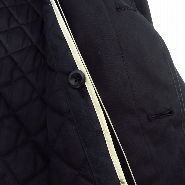 実際に弊社で買取させて頂いたPaul Smith/ポールスミス ライナー付 トレンチコート ブラック /Lの画像 8枚目