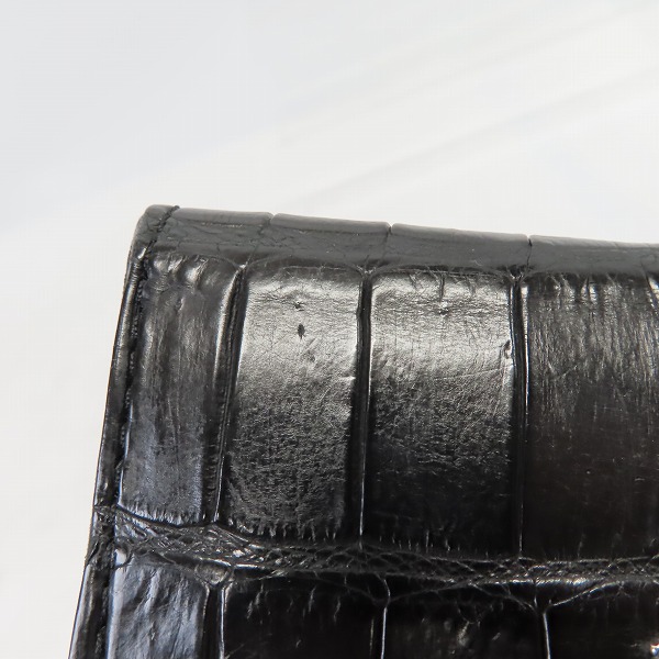 実際に弊社で買取させて頂いたDEAL DESIGN/ディールデザイン 型押クロコ カードケースの画像 5枚目