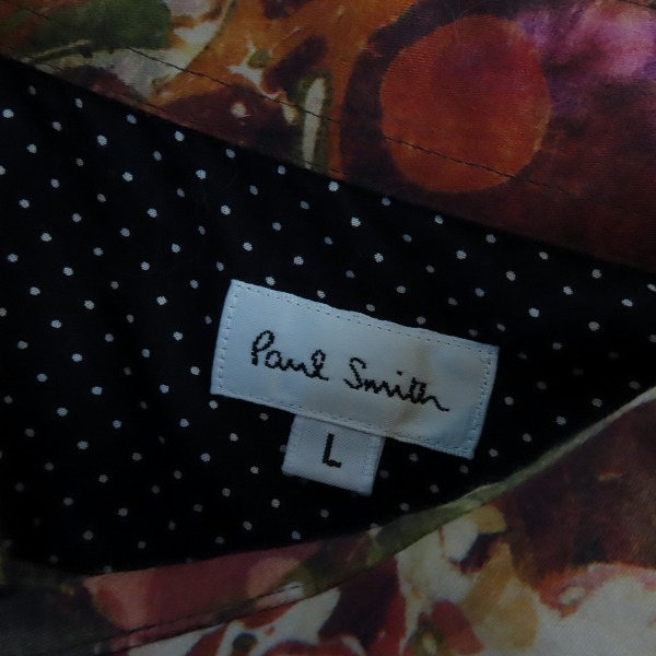 実際に弊社で買取させて頂いたPaul Smith/ポールスミス ドット柄 長袖シャツ/Lの画像 2枚目