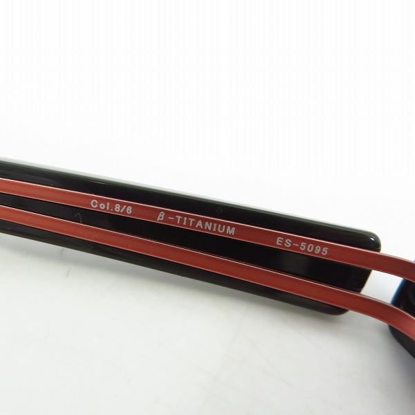 実際に弊社で買取させて頂いたspec espace/スペックエスパス 眼鏡/メガネフレーム β-TITANIUM ES-5095 COL.8/6の画像 3枚目