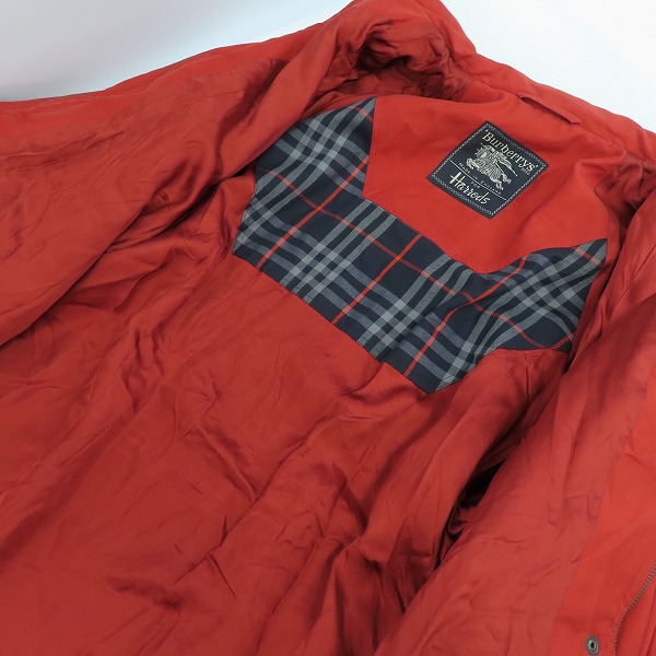 実際に弊社で買取させて頂いた【難有り】Burberrys/バーバリー Harrods別注 中綿 ジャケットの画像 2枚目