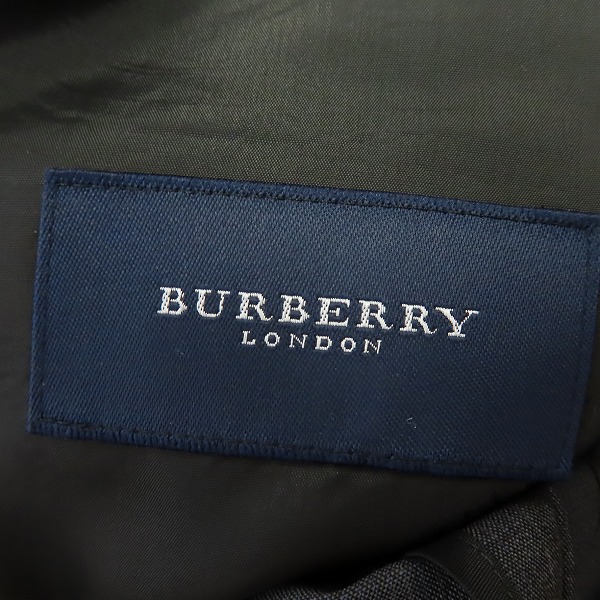 実際に弊社で買取させて頂いたBURBERRY LONDON/バーバリーロンドン テーラードジャケット ダークグレー BB7の画像 2枚目