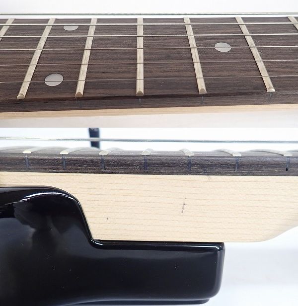 実際に弊社で買取させて頂いた★BUSKER'S/バスカーズ BLF200 BLACK レスポールシェイプ ソフトケース付の画像 3枚目