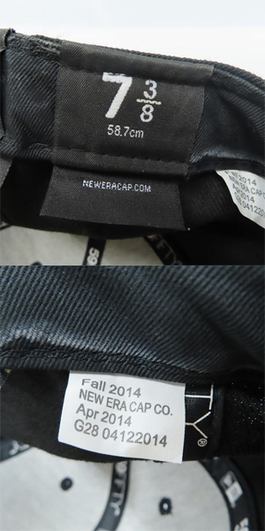 実際に弊社で買取させて頂いたNEW ERA×BLACK SCALE/ニューエラ×ブラックスケール BB キャップの画像 7枚目