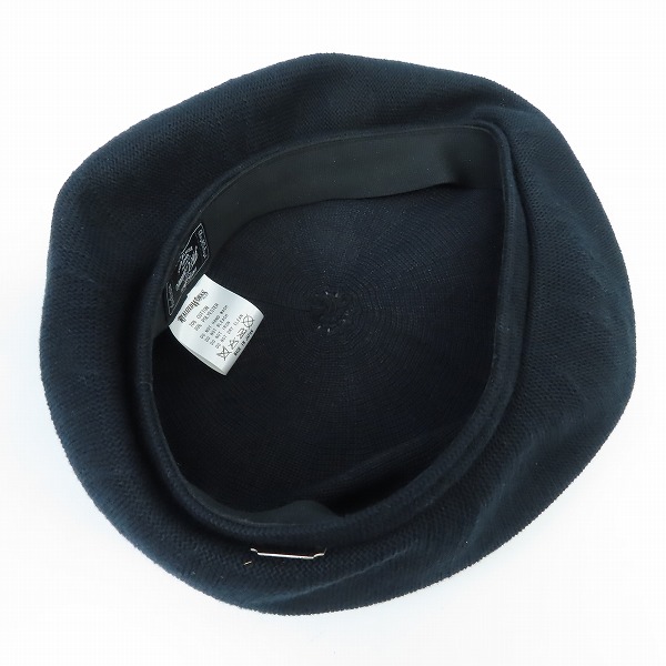 実際に弊社で買取させて頂いたTHE CRIMIE/クライミー ベレー帽 ブラックの画像 3枚目