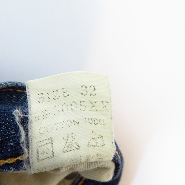 実際に弊社で買取させて頂いたTHE FLAT HEAD/フラットヘッド 5005XX デニムパンツ ストレート 32の画像 3枚目