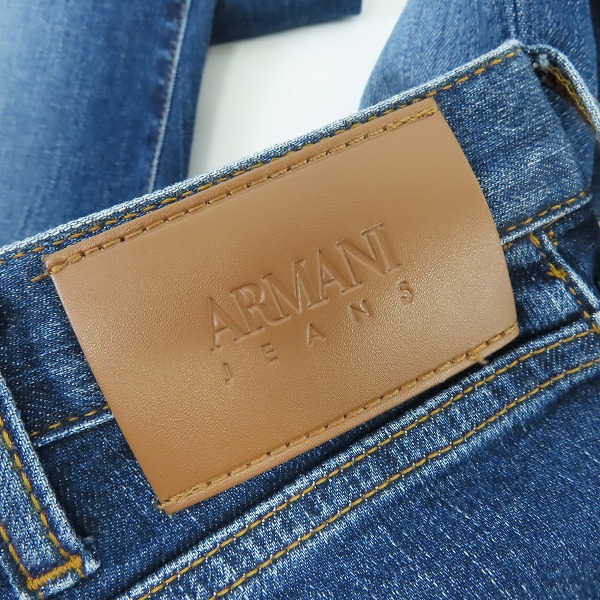 実際に弊社で買取させて頂いたARMANI JEANS/アルマーニジーンズ ウォッシュ加工 デニムパンツ/31の画像 2枚目