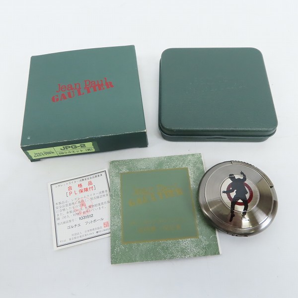 実際に弊社で買取させて頂いたjean paul gaultier/ジャンポール ゴルチエ 円盤型 ガスライターの画像 6枚目