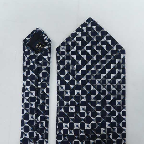 実際に弊社で買取させて頂いたBrooks Brothers/ブルックスブラザーズ シルク生地 ネクタイ アメリカ製 ネイビーの画像 1枚目