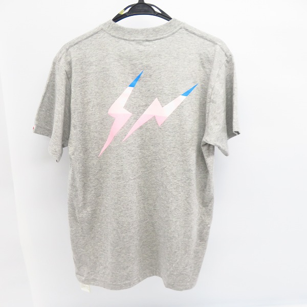 実際に弊社で買取させて頂いたPOKEMON/ポケモン×FRAGMENT DESIGN/フラグメントデザイン プリント 半袖 カットソー/Tシャツ グレー Size：Mの画像 1枚目