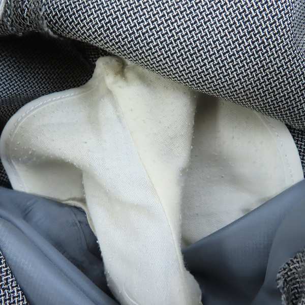 実際に弊社で買取させて頂いたBURBERRY LONDON/バーバリーロンドン スーツ ダブル ウール  グレー系 2P AB7/91の画像 8枚目