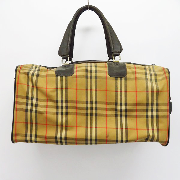 実際に弊社で買取させて頂いたBurberrys/バーバリーズ ノバチェック ボストンバッグの画像 1枚目