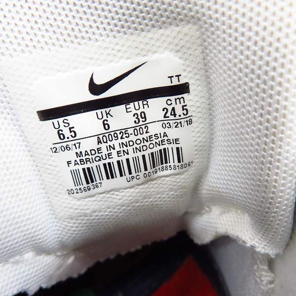 実際に弊社で買取させて頂いたNIKE×atmos/ナイキ×アトモス AIR MAX 95 PRNT/エアマックス95 スニーカー AQ0925-002/24.5の画像 5枚目