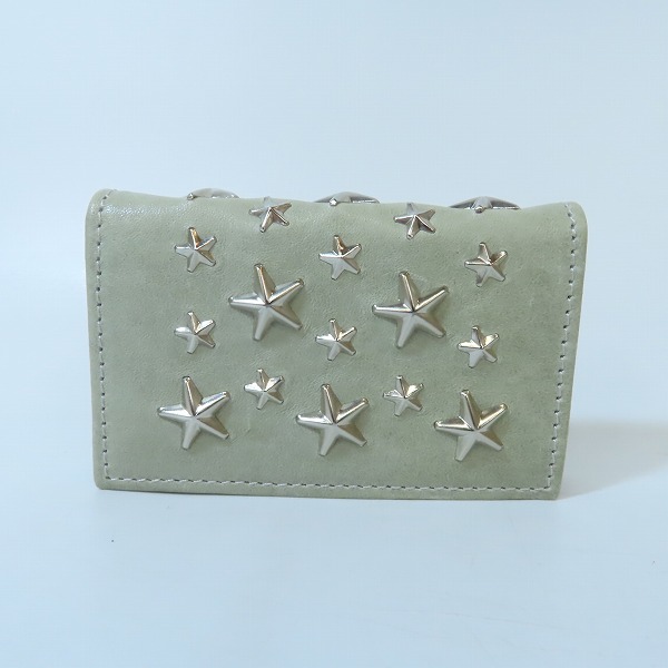 実際に弊社で買取させて頂いたJIMMY CHOO/ジミーチュウ スタースタッズ 名刺入れ カードケース