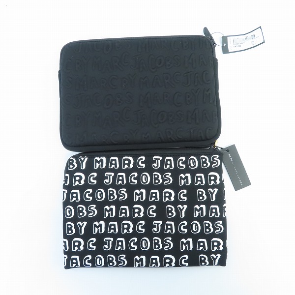 実際に弊社で買取させて頂いた【未使用】MARC BY MARC JACOBS/マークバイマークジェイコブス ミニクラッチ/ポーチ 2点セットの画像 1枚目