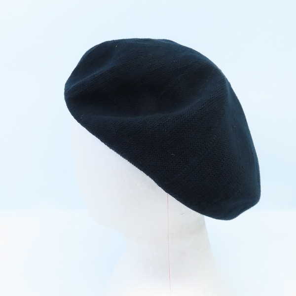 実際に弊社で買取させて頂いたTHE CRIMIE/クライミー ベレー帽 ブラックの画像 1枚目
