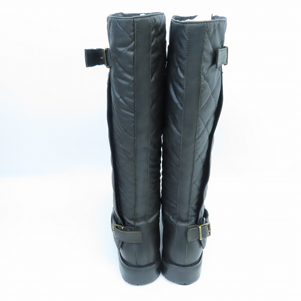 実際に弊社で買取させて頂いたBELSTAFF/ベルスタッフ GLEN VINE HIGH BOOTS/ロングブーツ レザー×ワックスコットン/42の画像 1枚目