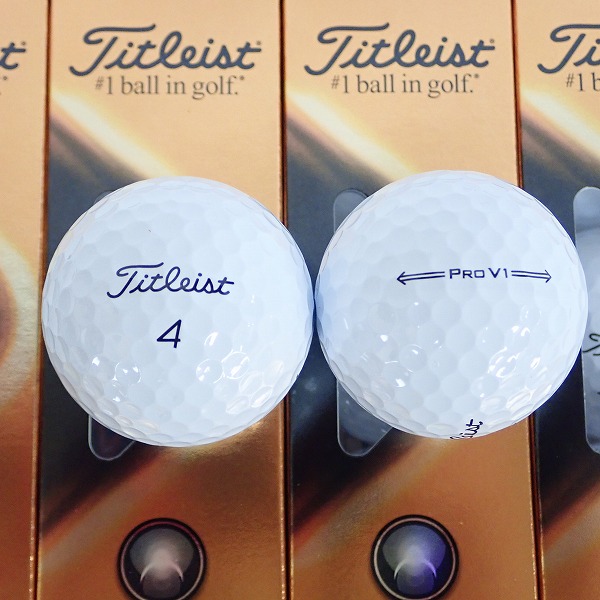 実際に弊社で買取させて頂いた【未使用】Titleist/タイトリスト PRO V1 2021年モデル ゴルフボール 3ダース の画像 1枚目