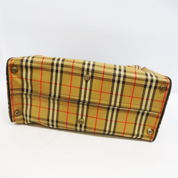 実際に弊社で買取させて頂いたBurberrys/バーバリーズ ノバチェック ボストンバッグの画像 2枚目