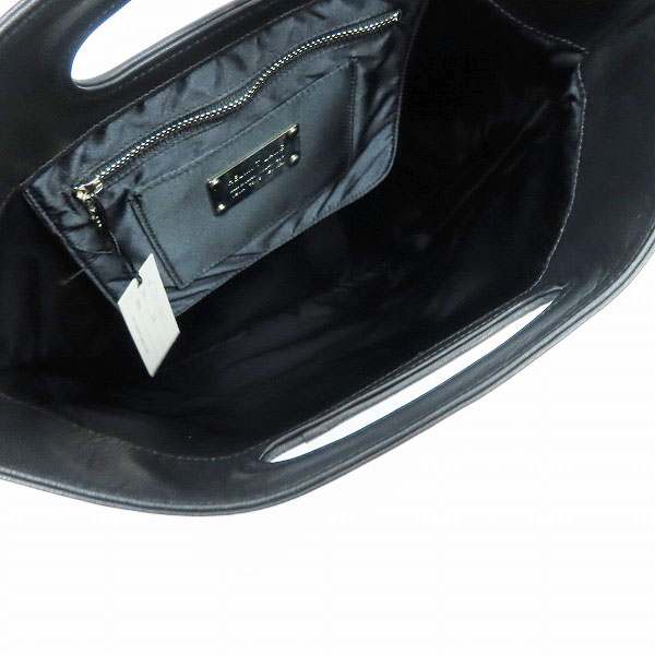 実際に弊社で買取させて頂いた【未使用】HELMUT LANG/ヘルムートラング フラット トートバッグ ブラックの画像 5枚目