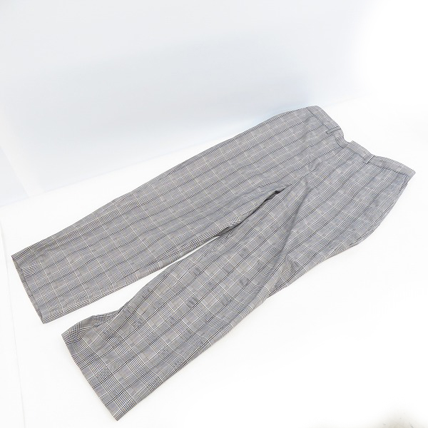 実際に弊社で買取させて頂いたHARE/ハレ イージーパンツ/チェックパンツ ノーカラージャケット/半袖プルオーバー size：S/F 4点セットの画像 4枚目