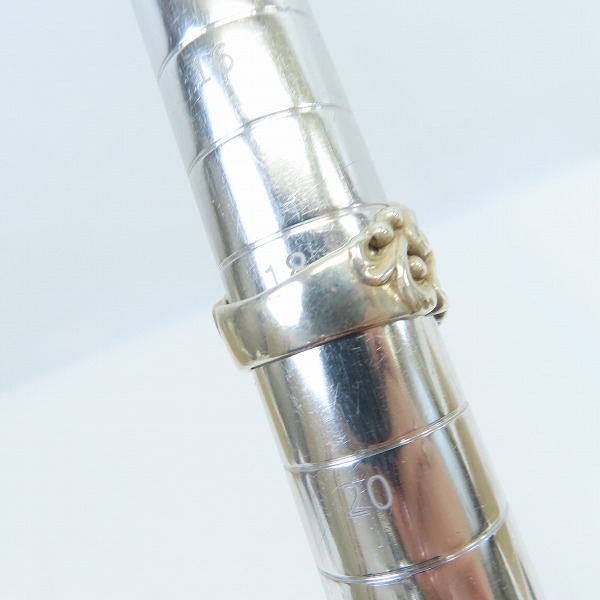 実際に弊社で買取させて頂いたJean Paul Gaultier/ジャンポールゴルチエ サイドアラベスクデザイン ストーンセット リング 16.5/19号 2点セットの画像 3枚目