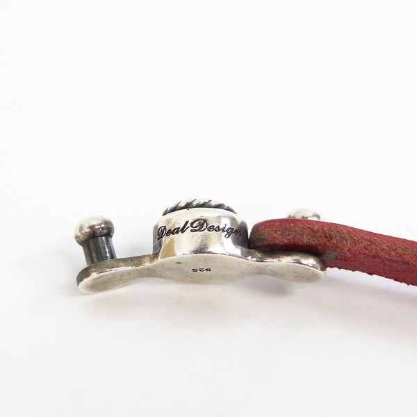 実際に弊社で買取させて頂いたDEAL DESIGN/ディールデザイン ネイティブ ドーム レザー ブレスレット ターコイズの画像 8枚目