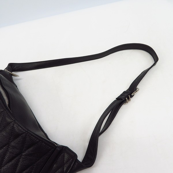 実際に弊社で買取させて頂いたDEAL DESIGN/ディールデザイン ダイヤキルティングポーチ/ウエストバッグの画像 3枚目