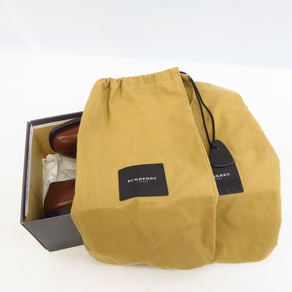 実際に弊社で買取させて頂いたBURBERRY LONDON/バーバリーロンドン ビジネスシューズ ブラウン size：25.0cmの画像 8枚目