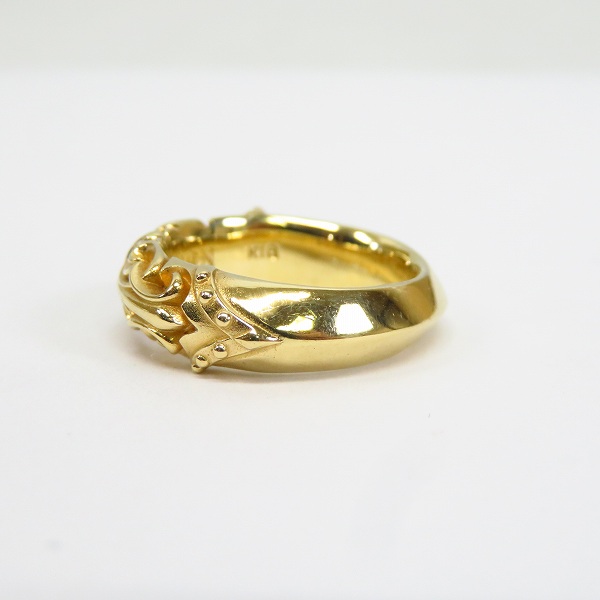 実際に弊社で買取させて頂いたDEAL DESIGN/ディールデザイン K18 マスカレードラインリング 10号の画像 2枚目