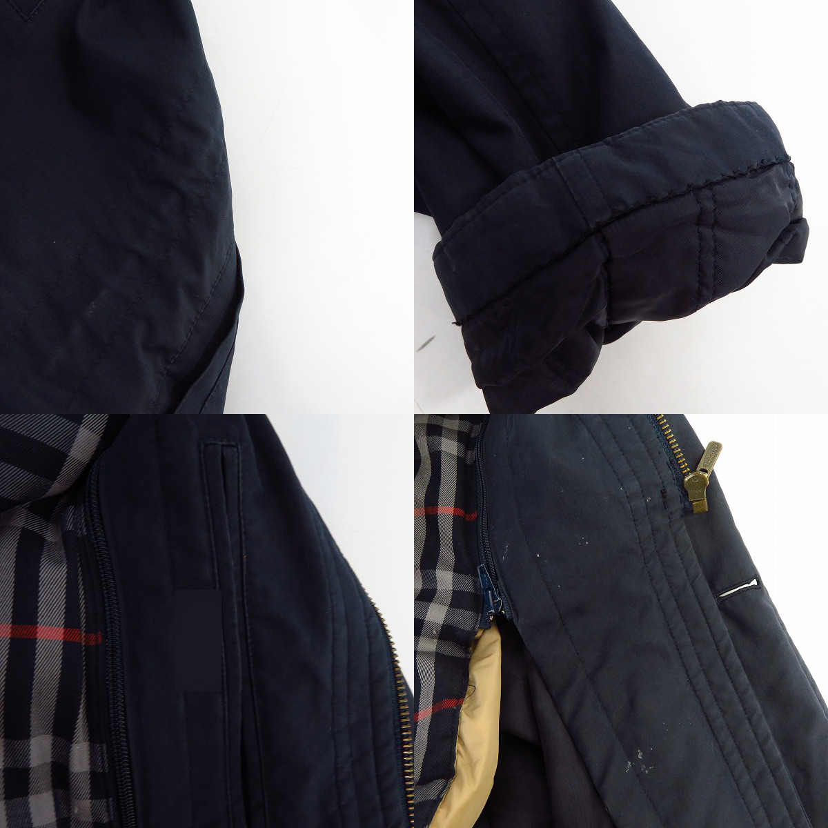 実際に弊社で買取させて頂いたBURBERRYS/バーバリーズ ステンカラー ダウンコート BEN82-910-28/2Lの画像 8枚目