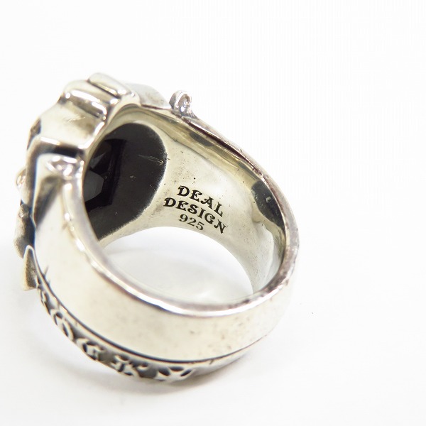 実際に弊社で買取させて頂いたDEAL DESIGN/ディールデザイン ブラックオニキス リング 14号の画像 6枚目
