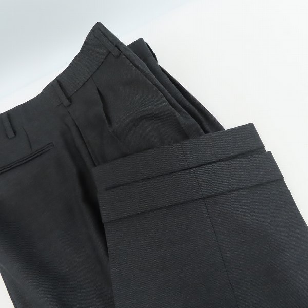 実際に弊社で買取させて頂いたBURBERRY LONDON/バーバリーロンドン スーツ ダブル ウール グレー系 無地 2P AB8の画像 9枚目