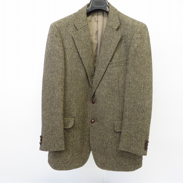 実際に弊社で買取させて頂いたburberrys/バーバリーズ ヘリンボーン ウールテーラードジャケット/AB5