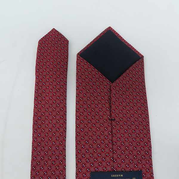 実際に弊社で買取させて頂いたBrooks Brothers/ブルックスブラザーズ シルク生地 ネクタイ アメリカ製 レッドの画像 2枚目