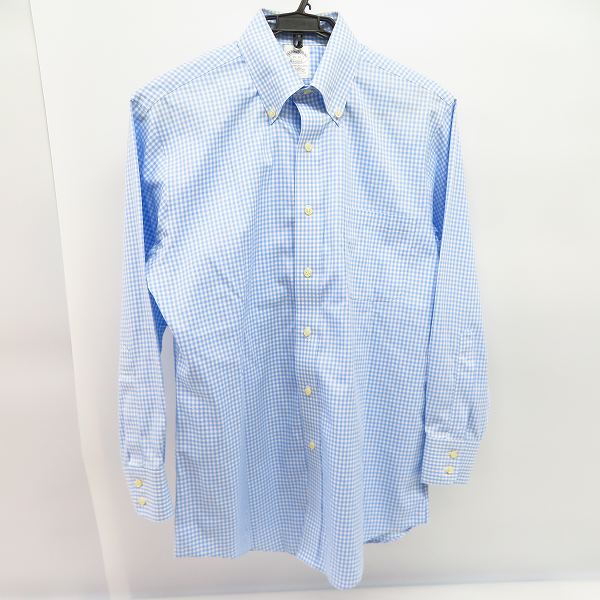実際に弊社で買取させて頂いたBROOKS BROTHERS/ブルックスブラザー チェック ボタンダウンシャツ/US15
