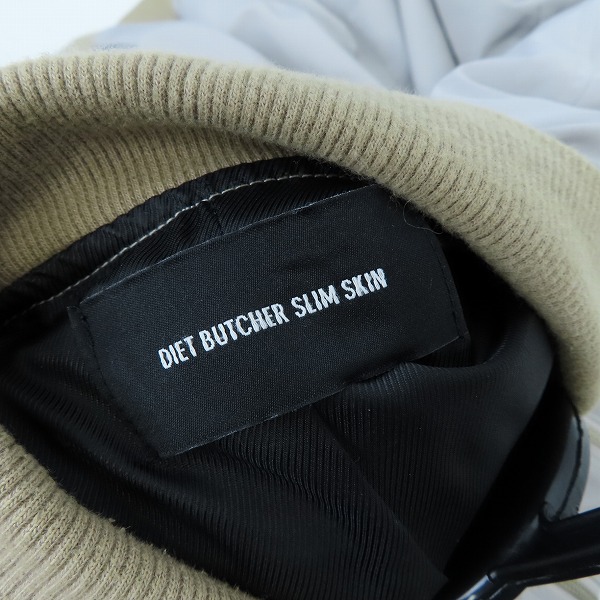 実際に弊社で買取させて頂いたDIET BUTCHER SLIM SKIN/ダイエットブッチャースリムスキン 17AW 刺繍 ジップブルゾン/2の画像 2枚目