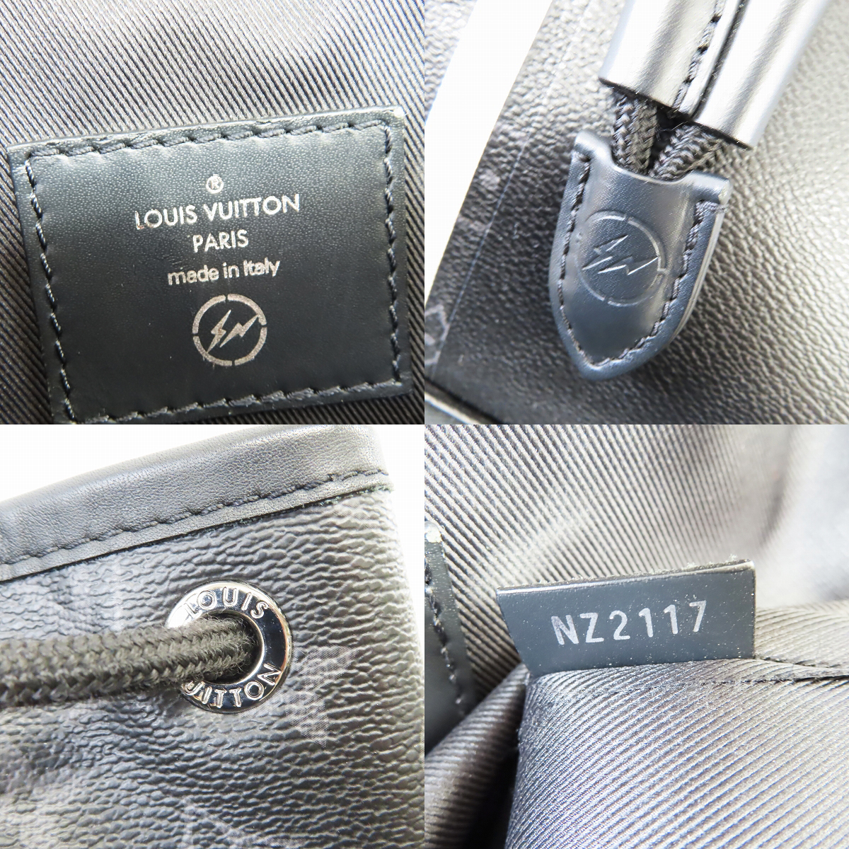 実際に弊社で買取させて頂いたLOUIS VUITTON×Fragment Design/ルイヴィトン モノグラム エクリプス リュックサック ザ ック バックパック M43409の画像 7枚目