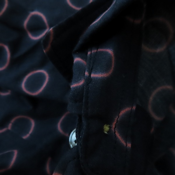 実際に弊社で買取させて頂いたPaul Smith/ポールスミス ドット柄 長袖シャツ ネイビー/Lの画像 5枚目