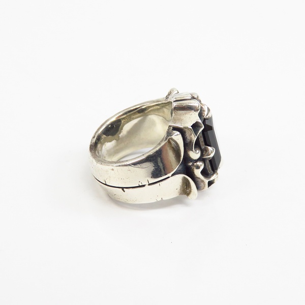 実際に弊社で買取させて頂いたDEAL DESIGN/ディールデザイン ブラックオニキス リング 14号の画像 3枚目