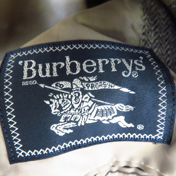 実際に弊社で買取させて頂いたburberrys/バーバリーズ ヘリンボーン ウールテーラードジャケット/AB5の画像 2枚目
