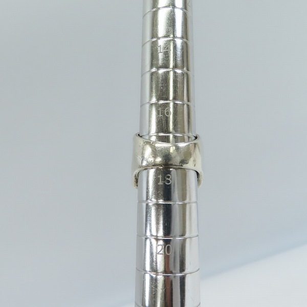 実際に弊社で買取させて頂いたCRAZY PIG/クレイジーピッグ ラージエビルスカルリング/17.5号の画像 7枚目