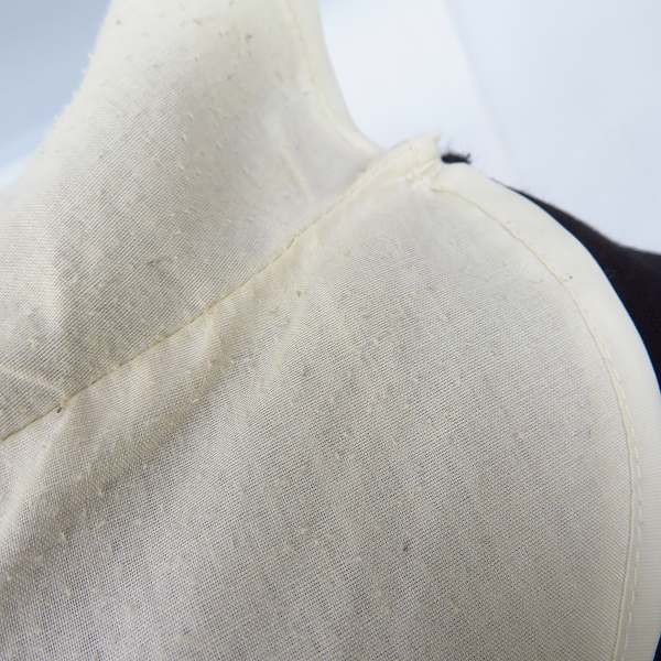 実際に弊社で買取させて頂いたBURBERRY LONDON/バーバリーロンドン ウール シャドーストライプ 2P ダブル スーツ ブラック AB7の画像 4枚目