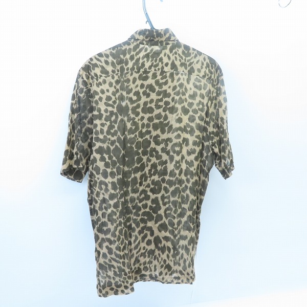 実際に弊社で買取させて頂いたDRIES VAN NOTEN/ドリスヴァンノッテン レオパード半袖シャツ/46の画像 1枚目