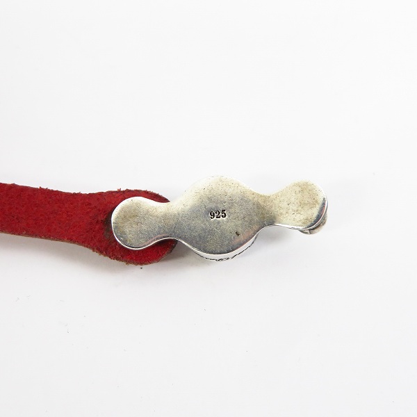 実際に弊社で買取させて頂いたDEAL DESIGN/ディールデザイン ネイティブ ドーム レザー ブレスレット ターコイズの画像 7枚目