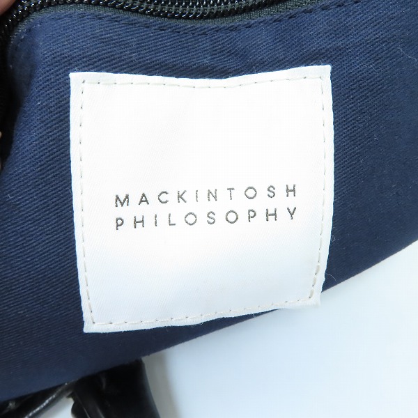 実際に弊社で買取させて頂いたMACKINTOSH PHILOSOPHY/マッキントッシュ フィロソフィー レザートートバッグの画像 5枚目