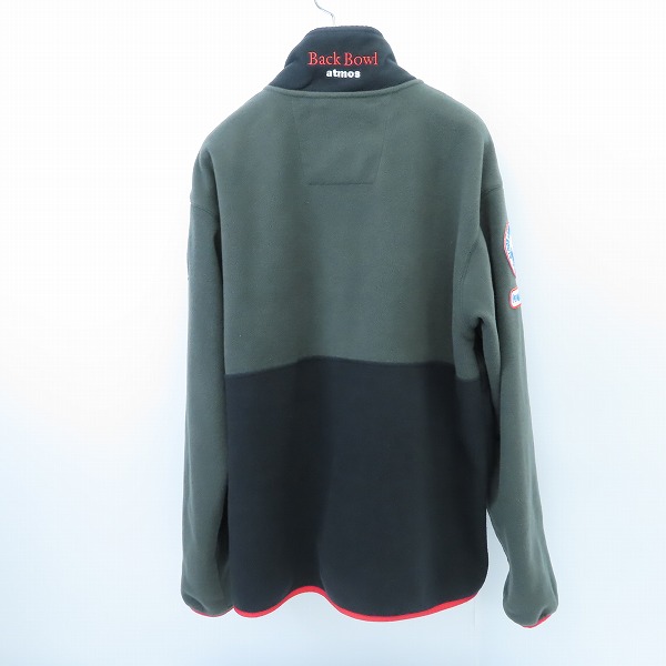 実際に弊社で買取させて頂いたColumbia×atmos/コロンビア×アトモス BackBawl  アメリカ国境 ジップアップ フリースジャケット/Mの画像 1枚目